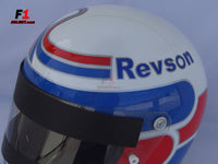 Peter Revson season 1973 replica helmet / Mc Laren F1 - www.F1Helmet.com