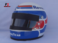 Peter Revson season 1973 replica helmet / Mc Laren F1 - www.F1Helmet.com
