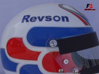 Peter Revson season 1973 replica helmet / Mc Laren F1 - www.F1Helmet.com