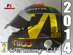 Nico Rosberg 2014 HOCKENHEIM GP Helmet / Mercedes Benz F1 - www.F1Helmet.com