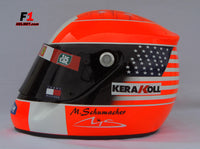 Michael Schumacher 2001 Indianapolis GP Helmet / Ferrari F1 - www.F1Helmet.com