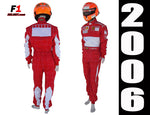 Michael Schumacher 2006  BAR CODE Replica racing suit / Ferrari F1 - www.F1Helmet.com