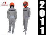 Michael Schumacher 2011  Replica racing suit / Mercedes Benz F1 - www.F1Helmet.com