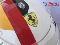 Sebastian Vettel 2018 Hockenheim GP Helmet / Ferrari F1 - www.F1Helmet.com