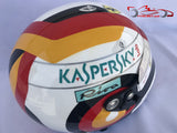 Sebastian Vettel 2018 Hockenheim GP Helmet / Ferrari F1 - www.F1Helmet.com
