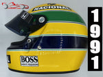 Ayrton Senna 1991 Replica Helmet / Mc Laren F1