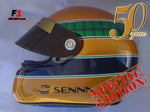 Ayrton Senna Special Edition Helmet / 50 Years - www.F1Helmet.com