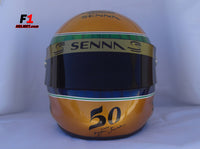 Ayrton Senna Special Edition Helmet / 50 Years - www.F1Helmet.com