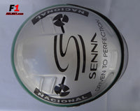 Ayrton Senna Platinum Edition Helmet / 10 Years - www.F1Helmet.com