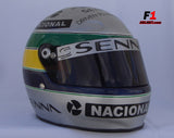 Ayrton Senna Platinum Edition Helmet / 10 Years - www.F1Helmet.com