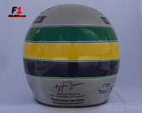 Ayrton Senna Platinum Edition Helmet / 10 Years - www.F1Helmet.com