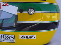 Ayrton Senna 1990 Replica RHEOS Helmet / Mc Laren F1 - www.F1Helmet.com