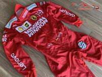 Vettel 2019 Mission Winnow Replica racing suit / Ferrari F1 - www.F1Helmet.com