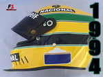 Ayrton Senna 1994 TEST Replica Helmet / Wiiliams F1 - www.F1Helmet.com