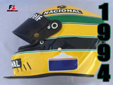 Ayrton Senna 1994 TEST Replica Helmet / Wiiliams F1 - www.F1Helmet.com