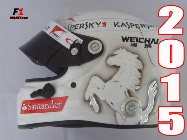 Sebastian Vettel 2015 Replica Helmet / Ferrari F1 - www.F1Helmet.com