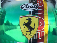 Sebastian Vettel 2016 HOCKENHEIM Helmet / Ferrari F1 - www.F1Helmet.com