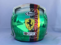Sebastian Vettel 2016 HOCKENHEIM Helmet / Ferrari F1 - www.F1Helmet.com