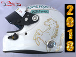 Sebastian Vettel 2018 ll Replica Helmet / Ferrari F1 - www.F1Helmet.com