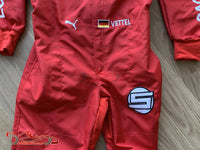 Vettel 2019 Mission Winnow Replica racing suit / Ferrari F1 - www.F1Helmet.com