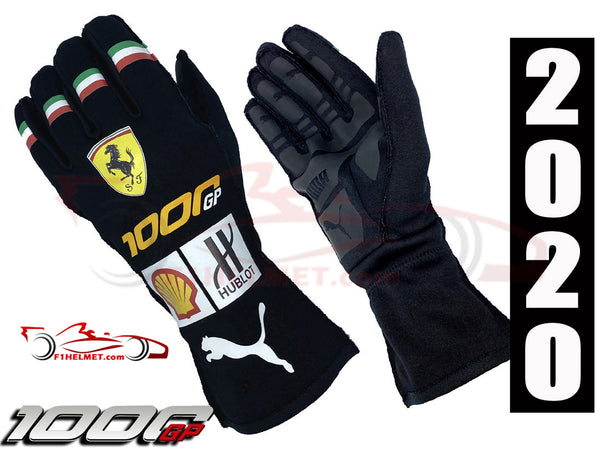Sebastian Vettel 2020 Racing Gloves / Ferrari 1000GP