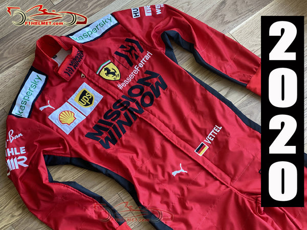 Vettel 2020 Mission Winnow Replica racing suit / Team Ferrari
