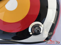 Sebastian Vettel 2018 Hockenheim GP Helmet / Ferrari F1 - www.F1Helmet.com