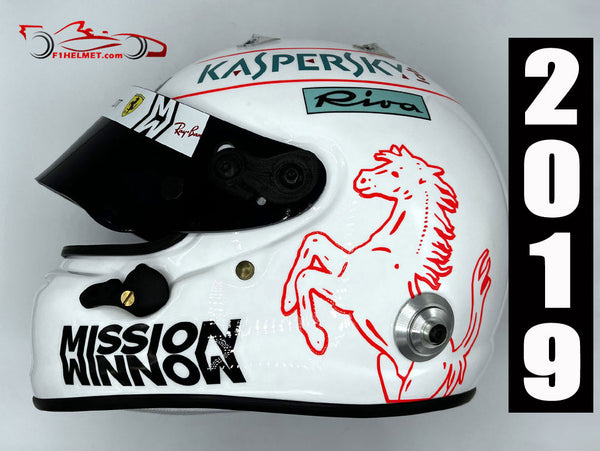 Sebastian Vettel 2019 Helmet / Team Ferrari