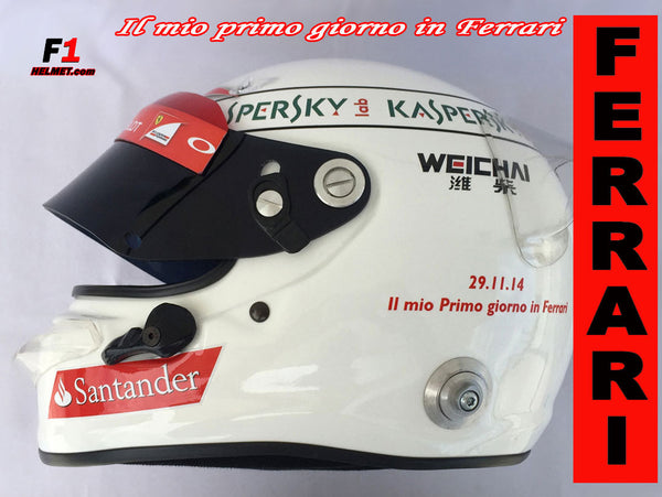 Sebastian Vettel "Il mio primo giorno in Ferrari" / Ferrari F1 - www.F1Helmet.com