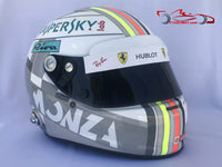 Sebastian Vettel 2018 MONZA GP Replica Helmet / Ferrari F1 - www.F1Helmet.com