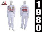 Gilles Villeneuve 1980 Replica racing suit / Team Ferrari
