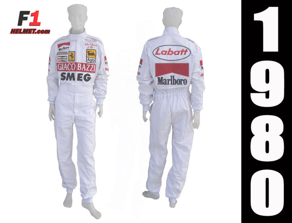 Gilles Villeneuve 1980 Replica racing suit / Team Ferrari