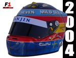 Fernando Alonso 2004 Replica Helmet / Renault F1 - www.F1Helmet.com