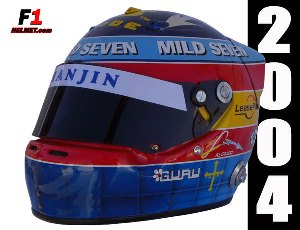 Fernando Alonso 2004 Replica Helmet / Renault F1 - www.F1Helmet.com