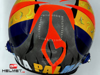 Fernando Alonso 2021 USA GP Helmet / Team Alpine