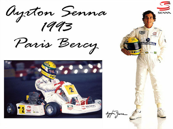 Ayrton Senna 1993 Replica Helmet / Masters Paris Bercy - www.F1Helmet.com