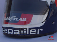 Patrick Depailler 1979 replica helmet / Ligier F1 - www.F1Helmet.com
