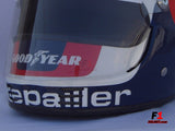 Patrick Depailler 1979 replica helmet / Ligier F1 - www.F1Helmet.com