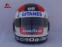 Patrick Depailler 1979 replica helmet / Ligier F1 - www.F1Helmet.com