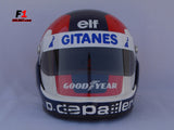 Patrick Depailler 1979 replica helmet / Ligier F1 - www.F1Helmet.com