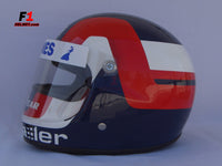 Patrick Depailler 1979 replica helmet / Ligier F1 - www.F1Helmet.com
