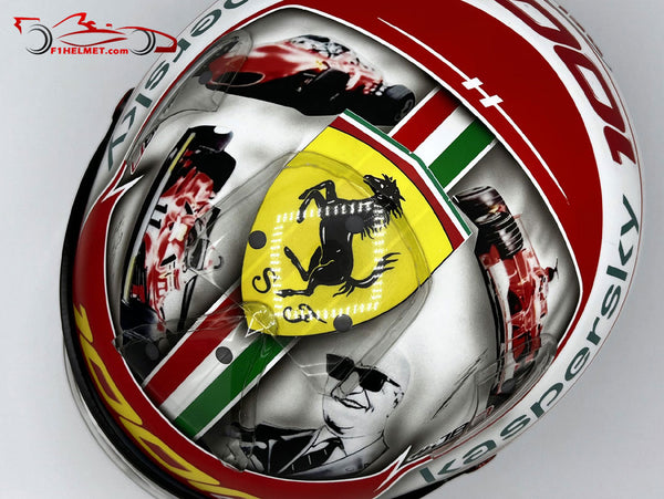 Formula 1, il casco di Leclerc per il Mondiale 2023 con la Ferrari Formula 1, il casco di Leclerc per il Mondiale 2023 con la Ferrari