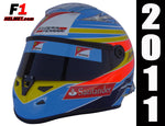 Fernando Alonso 2011 Replica Helmet / Ferrari F1 - www.F1Helmet.com