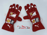 Sebastin Vettel 2016 Replica Racing Gloves / Team Ferrari