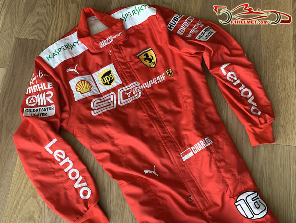 Leclerc 2019 Scuderia Ferrari 90 Years Replica racing suit / Team Ferrari