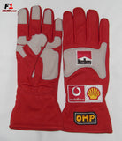 Michael Schumacher 2006 Replica racing gloves / Ferrari F1 - www.F1Helmet.com