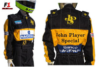 Ayrton Senna 1985 Replica racing suit / Lotus F1 - www.F1Helmet.com
