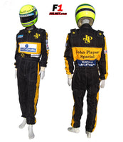 Ayrton Senna 1985 Replica racing suit / Lotus F1 - www.F1Helmet.com